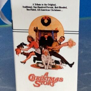 Hallmark A Christmas Story VHS cassette ornament